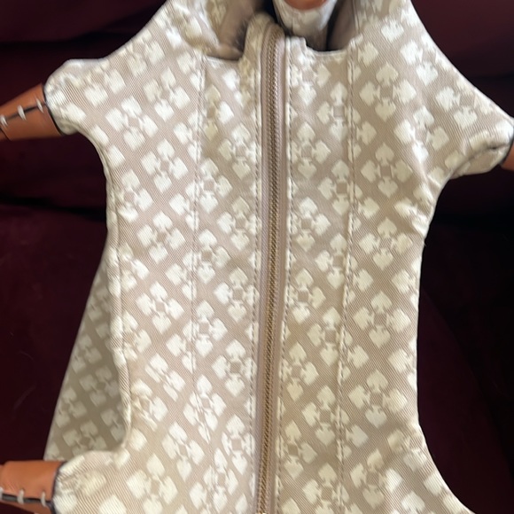 Kate Spade Classic Spade Stevie Canvas Bag  LARGE Purse Bag - Picture 4 of 7